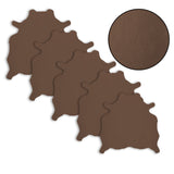 Soft Leather - Light Brown - 5 Hide Pack ($3.50/Sqft)