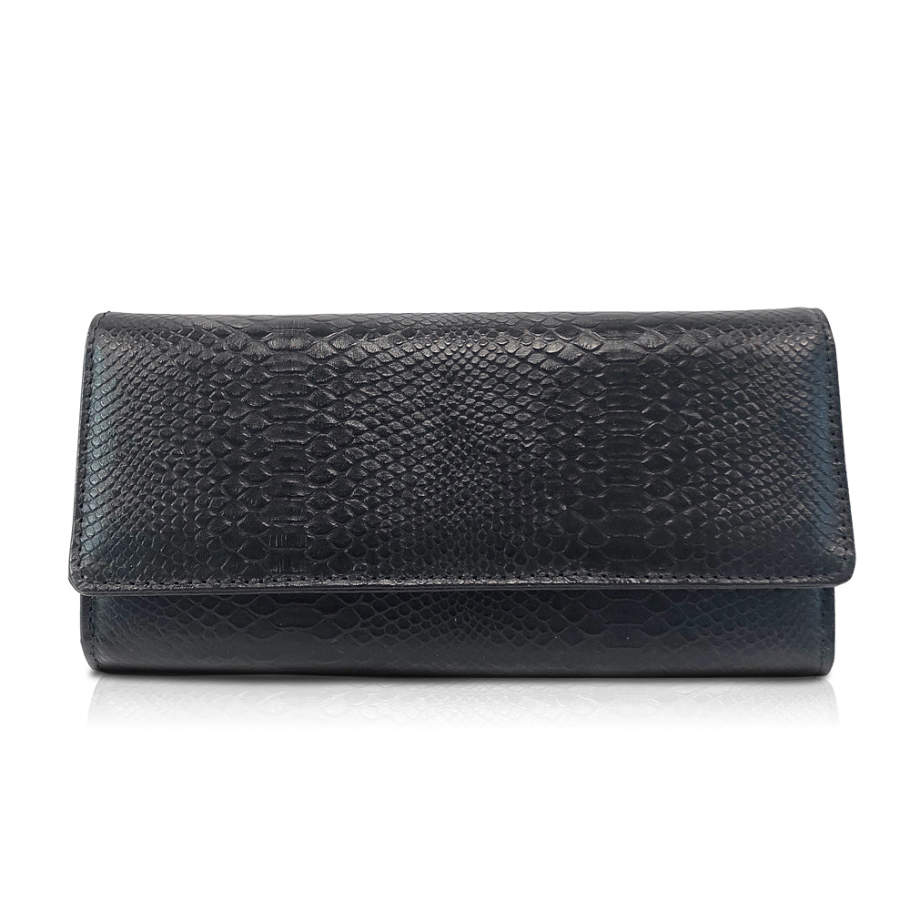 Mill leather Clutch, Cow Leather Clutch, Black Leather Clutch from Cow  leather C038