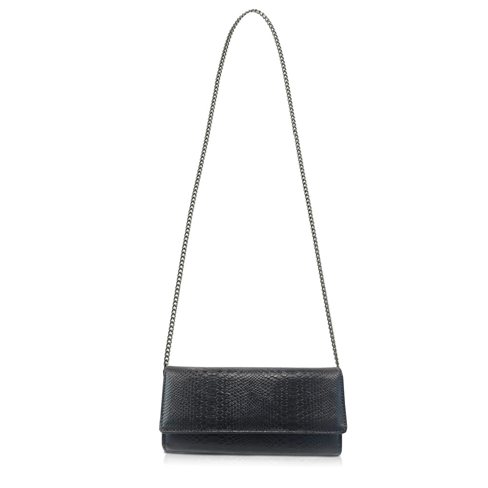 Mill leather Clutch, Cow Leather Clutch, Black Leather Clutch from Cow  leather C038
