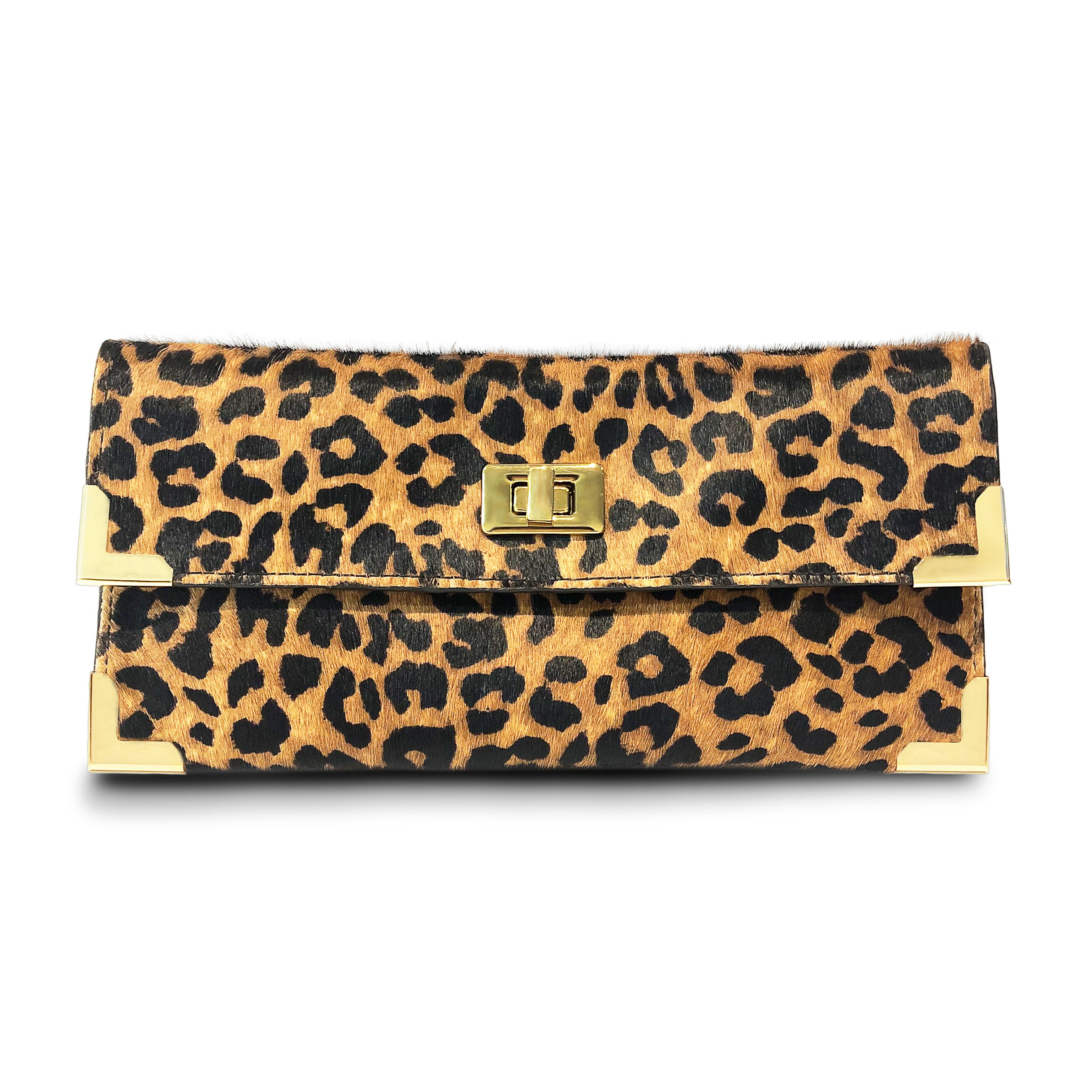 Cow print clutch bag hotsell